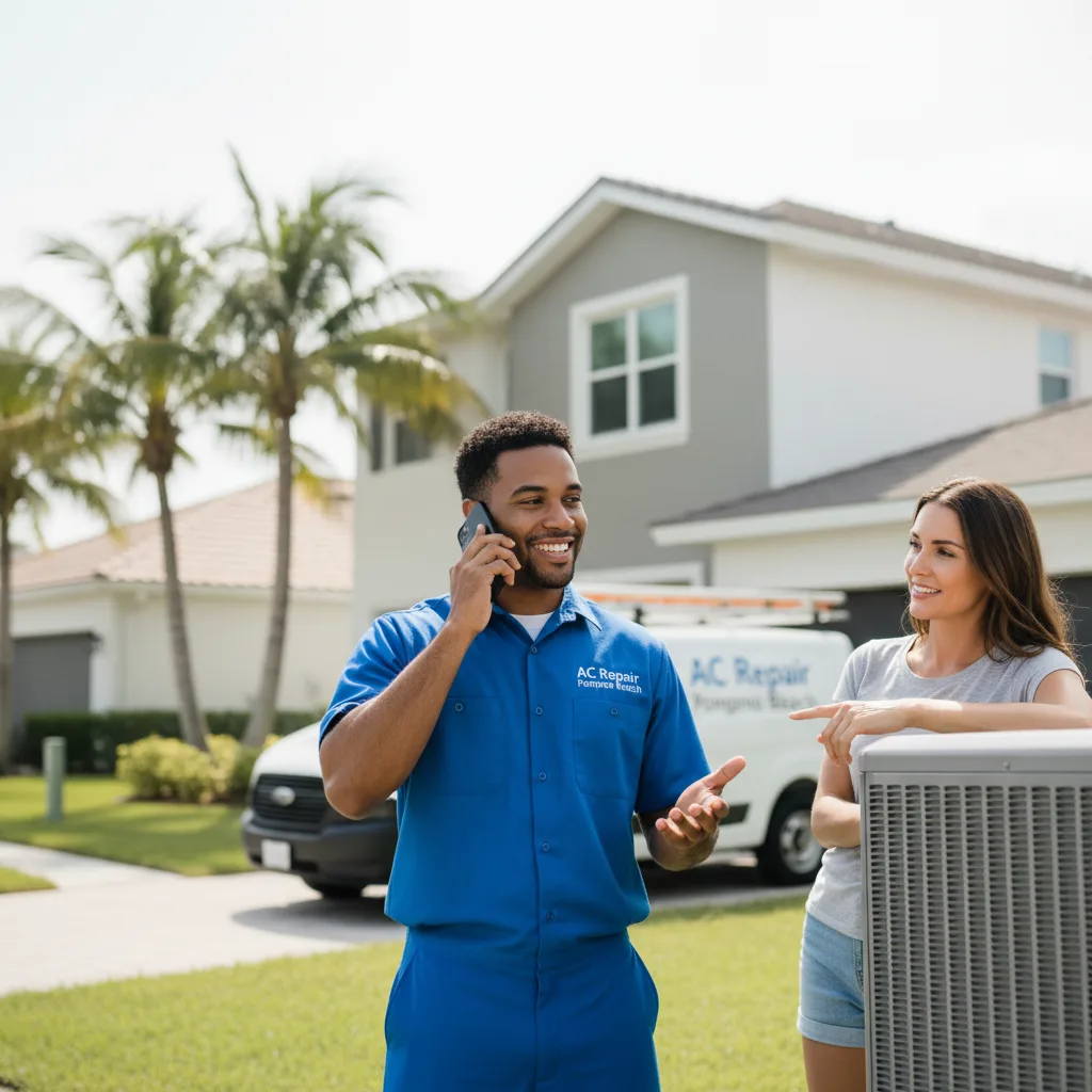 AC Repair Pompano Beach customer support in Nova